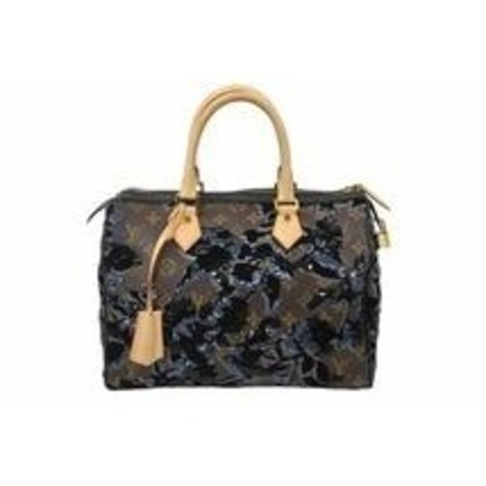 LOUIS VUITTON Speedy Handbag Monogram de Ge Boston Bag Brown
